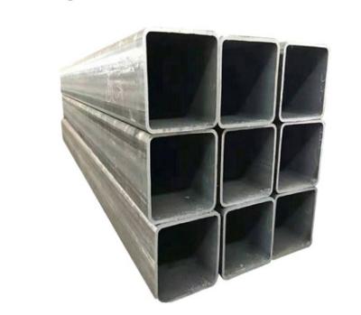 China ISO Carbon Steel Rectangular Pipe 1.0MM-20.0MM Thick A3 Q345 Black Hollow Section for sale