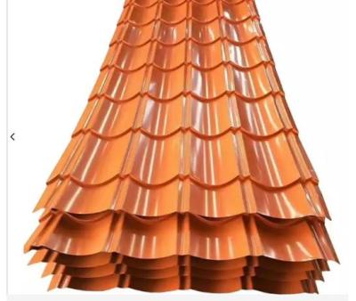 中国 ISO9001波形の鋼鉄屋根ふきシート亜鉛色の上塗を施してある屋根ふきシート 販売のため