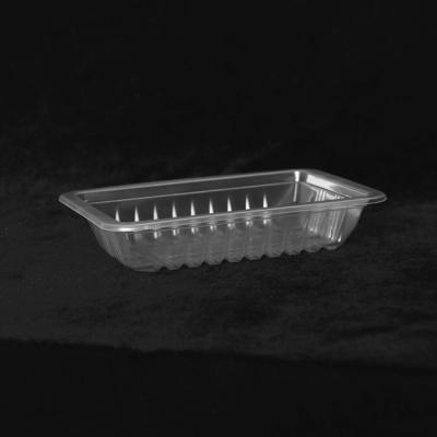 China Rectangular PP Disposable Plastic Tray Blister Plastic Tray For Food Packaging for sale