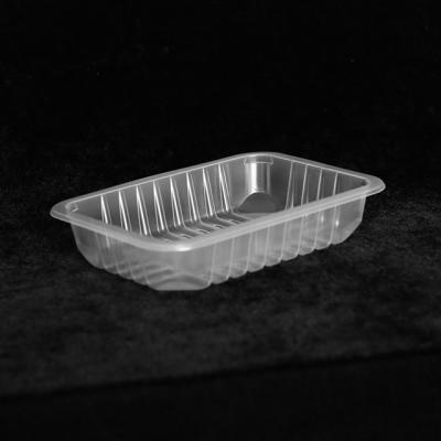中国 200 X 140 X 40 MM Disposable Plastic Tray PP Clear Plastic Trays For Food Fruit 販売のため