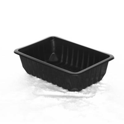 China 200 X 140 X 60mm Disposable Plastic Tray Plastic Disposable Food Tray Frozen Food for sale