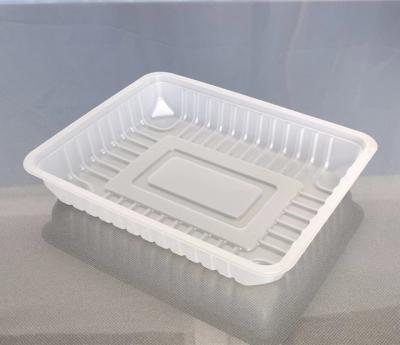 China 190 X 150 X 30MM PP Disposable Plastic Food Trays Disposable Meal Tray for sale