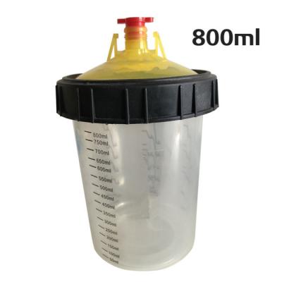 China 800CC paint Mixing Cups Disposable Spray Gun Cup For Car Paint for sale