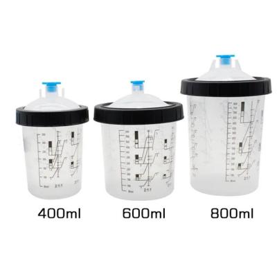 China 400ml 800ml paint Disposable Paint Gun Cups For Spray Gun for sale