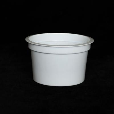China 12oz 360ml PP Disposable Yogurt Cups Plastic Yogurt Packaging Cups 110mm for sale