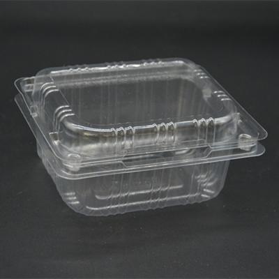 China PET Transparent Disposable Plastic Box 300G Fruit Packaging Plastic Box for sale