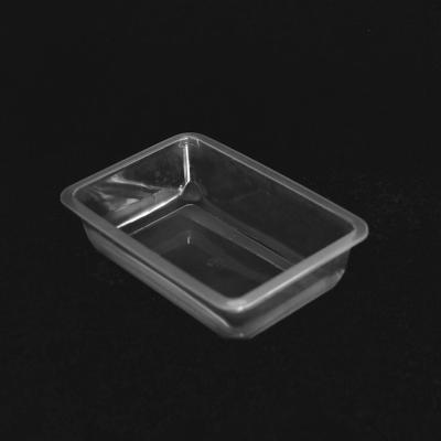 China 185 X 125 X 50 MM Disposable Plastic Food Trays Blister Plastic Disposable Container for sale