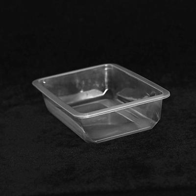 China 185 X 125 X 50 MM Plastic Disposable Food Tray 20g Transparent Take Away Box for sale
