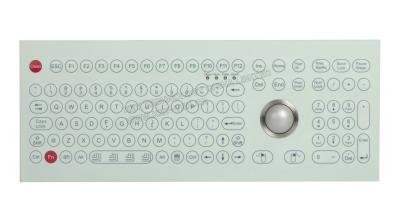 China Customs 108 Keys Medical Grade Keyboard With 38mm Laser Trackball 1200dpi for sale