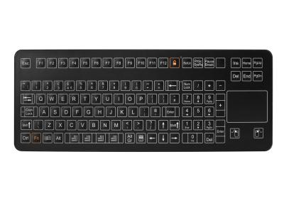 China 108 Keys Medical Polyester Membrane Desktop Keyboard USB PS2 Connection Compact Format for sale
