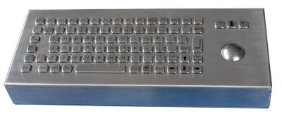 China IP66 84 Keys Desktop Silver Industrial Metal Keybaord For Outdoor for sale
