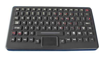 China Flat Button Desktop Silicone Industrial Keyboard USB Or PS / 2 Available for sale