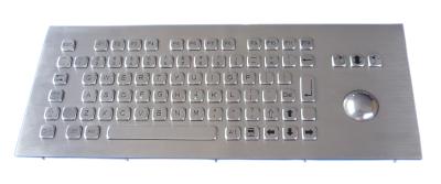 China Top Panel Explosion Proof  Industrial Keyboard With Trackball  , 38mm Mechanical for sale