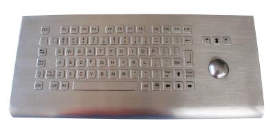 China 82 key wall mounting flat design metal kiosk keyboard with FN key and touchpad for sale