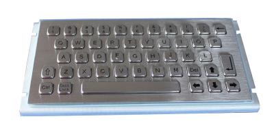 China 47 keys mini compact format IP65 Panel mount metal keyboard with PS/2 port for sale