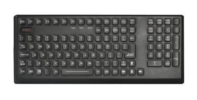China CE , FCC Silicone Industrial Super Rubber Keyboard with Integrated Sealed Numeric Keypad and Desk top for sale