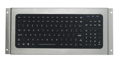 China 119 keys IP67 silicone industrial keyboard, USB black desktop keyboard for sale