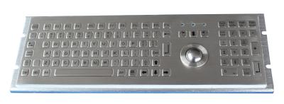 China Mini Size Ruggedized Panel Mount Keyboard Fn Keys Trackball Rear Panel Mounting for sale