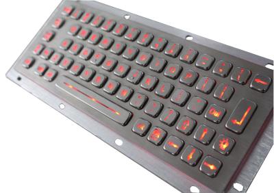China Stainless Steel Backlit USB Keyboard IP65 Industrial kiosk Keypad for sale