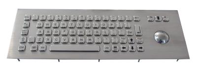 China 69 Keys Panel Mount Keyboard , Stainless Steel Keyboard with Trackball MTB,  OTB , LTB for sale