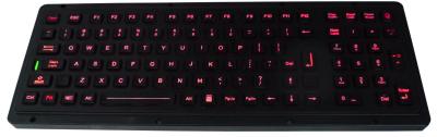 China 103 keys explosion proof Industrial marine keyboard with red backlight for sale
