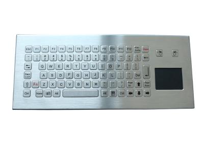 China IP68 Desktop Keyboard With Touchpad Vandal Proof Stainless Steel Industrial Keyboard for sale