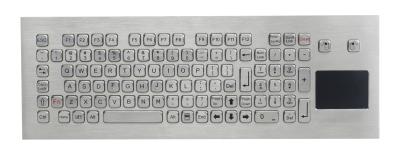 China Industrial Waterproof keyboard with Integrated touchpad for Kiosk for sale