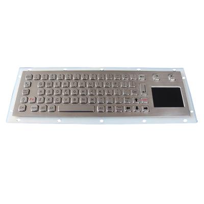 China Teclado dinâmico do Touchpad da prova da água IP67, teclado industrial de aço inoxidável à venda