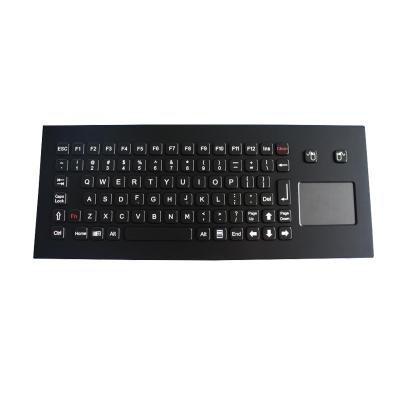 China IP67 Dynamic Industrial Metal Keyboard Vandal Resistant IK08 With Touchpad for sale