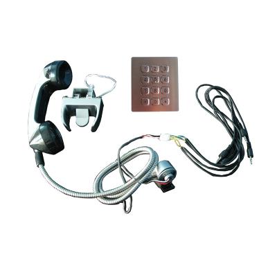 China Sliver Alloy weather proof phones Sets With Numeric Keypad for kiosk for sale