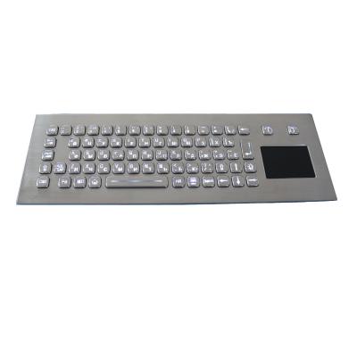 China IP67 dynamic waterproof stainless steel industrial keyboard with sealed tough touchpad for sale
