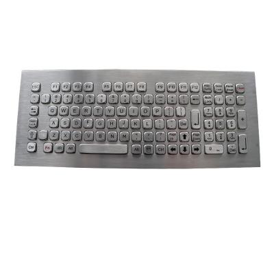 China Explosive Proof Panel Mount Keyboard Industrial Stainless Steel Keyboard for sale