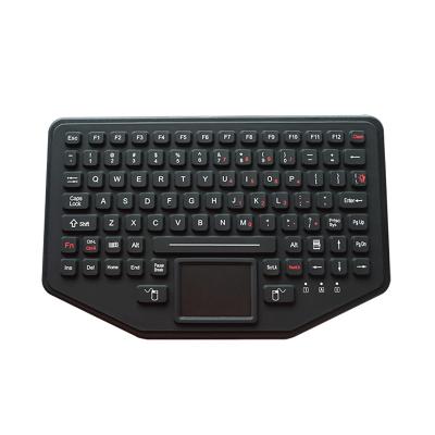 China 89 Keys Rugged Emc Rubber Switch Keyboard Backlight Desktop Version Military for sale
