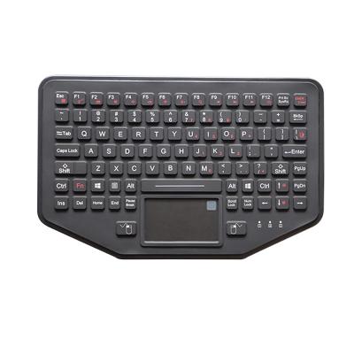 China Versión de escritorio del teclado de goma del Usb del vehículo IP68 del contraluz industrial en venta