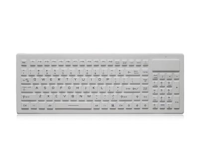 China 2.4GHz Wireless Medical Keyboard IP68 With Numeric Keypad Silicone Keyboard for sale