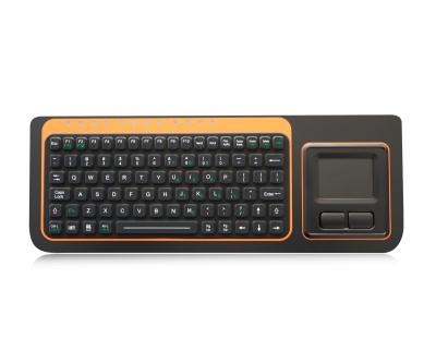 China Ruggedized Tough Industrial Silicone Keyboard With Sealed Touchpad for sale