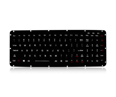 China EMC Backlight Rugged Portable Laptop Keyboard IP65 IP68 Waterproof for sale