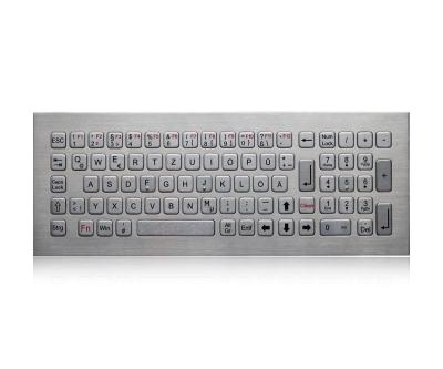 China Teclado industrial do metal do teclado de 81 multimédios das chaves lavável para o teclado feito sob encomenda exterior à venda