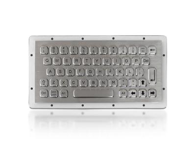 China Compact IP65 Stainless Steel Computer Keyboard For Industrial Access Control Panel Mount for sale