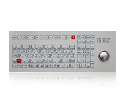 China IP65 Robusto teclado industrial Trackball Omron Interruptor de membrana teclado a prueba de agua en venta