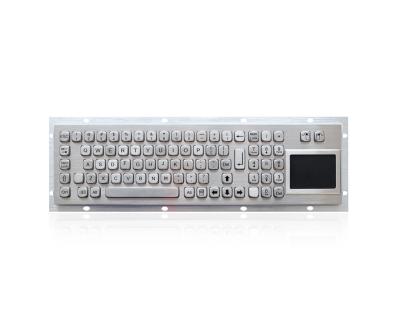 China Industrial Metal Keyboard With Touchpad With USB Or PS2 Interface for sale
