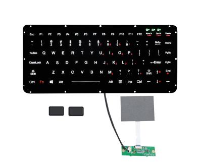 China Integrated Silicone Rubber Keyboard With Backlight 2 External Mouse Keys for sale