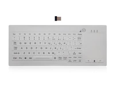 China Teclado médico Desktop lavável do teclado retroiluminado industrial 2.4G Wirelrss do silicone à venda
