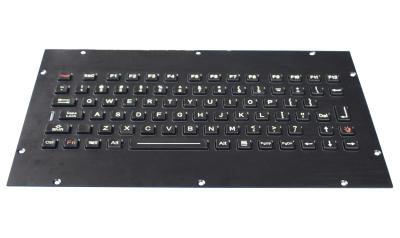 China Rugged 82 Keys Illuminated Backlit Compact Industrial Keyboard Vandal Proof And Dust Proof for sale