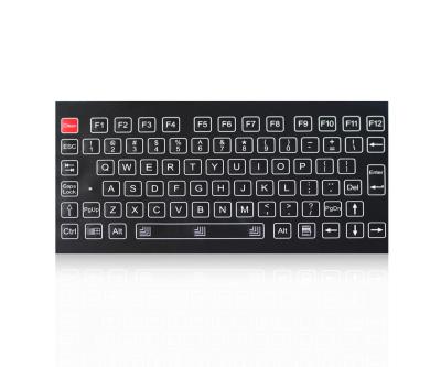 China Compact Format Industrial Membrane Keyboard With Metal Dome Key Switch Technology for sale