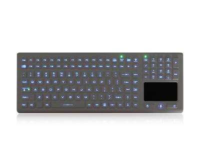 China teclado médico lavável 124 teclas IP68 selado e robusto industrial à venda