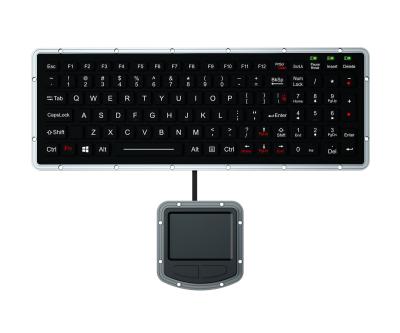 China MIL-STD-810F Waterproof Vandal Proof Ruggedized Keyboard With Carbon On Gold Switch for sale