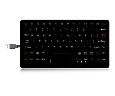 China 90 Keys Silicone Rubber Military Keyboard, IP65 Dynamic Sealed EMC Keyboard for sale