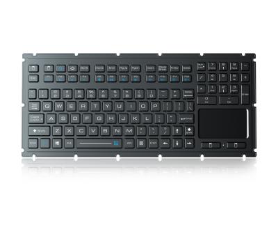 China Waterproof EMC Keyboard With Touchpad 110 Keys Military Rugged Keyboard for sale