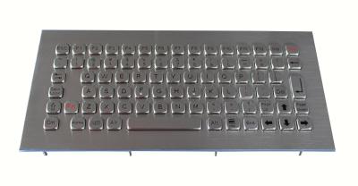 China Dust Proof 81 Keys Industrial Computer Keyboard With Long Use Life Time for sale